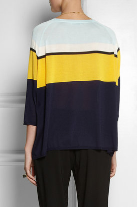 Vionnet Color-block silk sweater