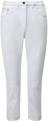 C&C California CC White Capri Jeans