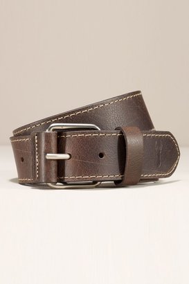 Next Brown Stag Embossed Leather Belt