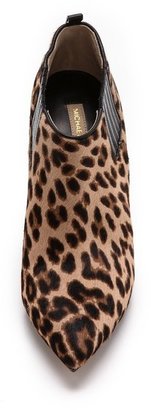 Michael Kors Collection Lacy Leopard Haircalf Booties