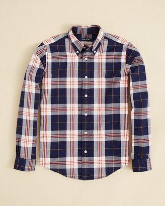 Brooks Brothers Boys' Plaid Oxford Shirt - Sizes XS-XL