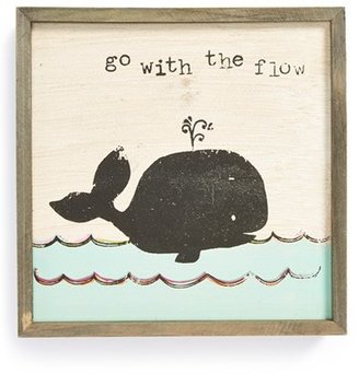 NATURAL LIFE 'Go with the Flow - Bungalow' Wooden Wall Art