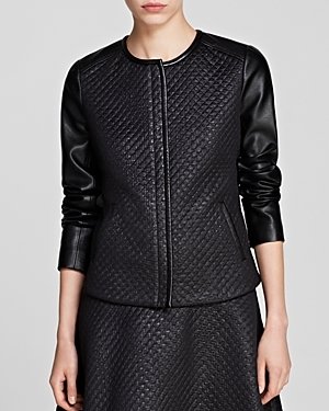 Kenneth Cole New York Torie Quilted Faux Leather Jacket - Bloomingdale's Exclusive