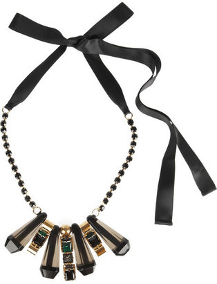 Marni Resin and crystal necklace