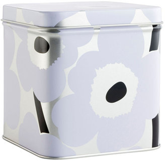 Marimekko Unikko Tin Box - White/Silver - Small