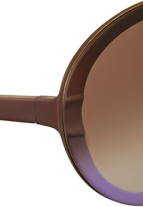 Marni Round-frame dégradé acetate sunglasses