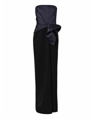 Balenciaga Bi-colour satin and crepe gown