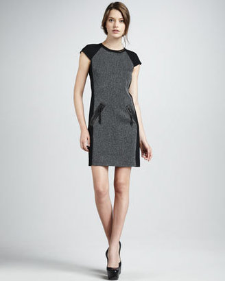 Rebecca Taylor Paneled Suiting Dress