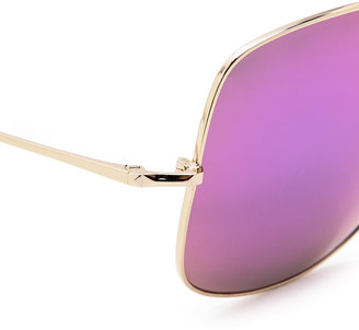 Matthew Williamson Glam Mirrored Sunglasses