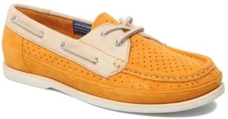 Cobb Hill Women's Rockport Bonnie Perf Boat Shoe Rounded toe Lace-up Shoes in Yellow