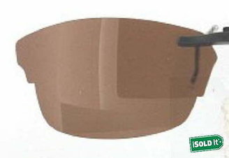 Tag Heuer TH7202 56x16 7202 Custom Polarized Sunglasses CLIP-ON ONLY