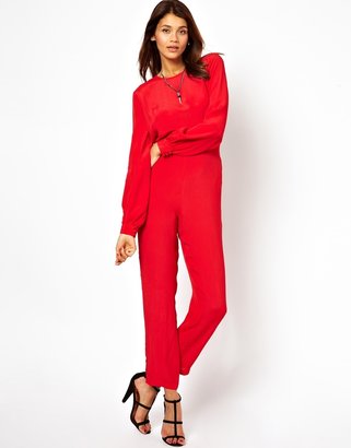 ASOS Simple Jumpsuit with Long Sleeves