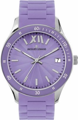 Jacques Lemans Women's 1-1623H Rome Sports Sport Analog with Silicone Strap Watch