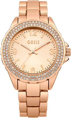Oasis Rose Gold Bracelet Watch