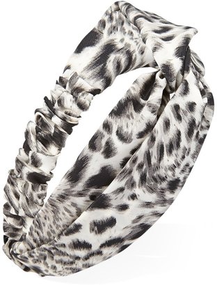 Forever 21 Animal Print Knotted Headwrap