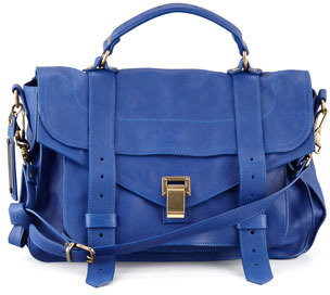 Proenza Schouler PS1 Medium Satchel Bag, Royal Blue