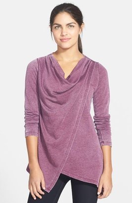 Marc New York 1609 Marc New York by Andrew Marc Asymmetrical Draped Top