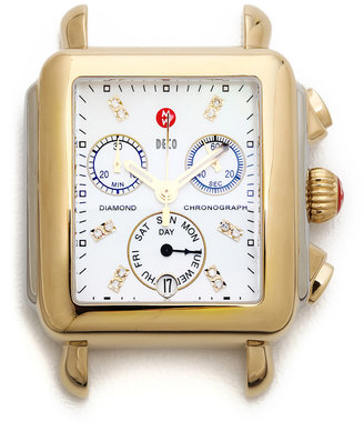Michele Deco Diamond Dial Watch