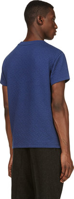 Raf Simons Sterling Ruby Navy Quilted T-Shirt