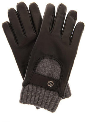 Gucci Leather and cashmere gloves