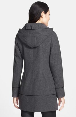 Kensie Long Wool Blend Peacoat (Online Only)