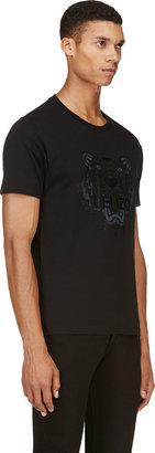 Kenzo Black Tiger Logo T-Shirt