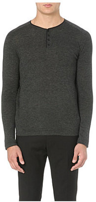 Sandro Contrast-trim wool jumper - for Men
