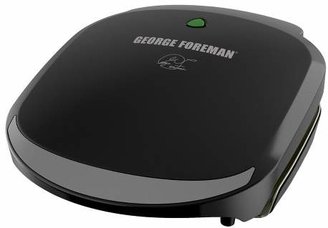 George Foreman 2 Serving Classic Plate Electric Grill and Panini Press - Black GR136B