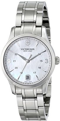 Victorinox Women's 249061 Alliance Analog Display Swiss Quartz Silver Watch