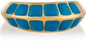Aurélie Bidermann Apache lacquered gold-plated ring