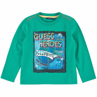 GUESS long-sleeved t-shirt with a front print