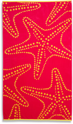 Pink Starfish Luxury Beach Towel