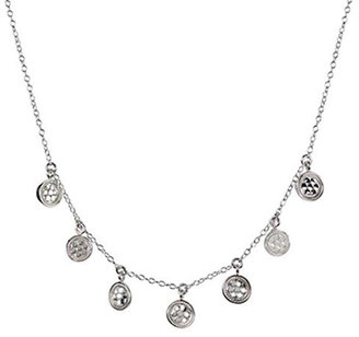 Anna Beck Discs Necklace in Silver