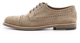 Fratelli Rossetti Suede Derby Cap Toes