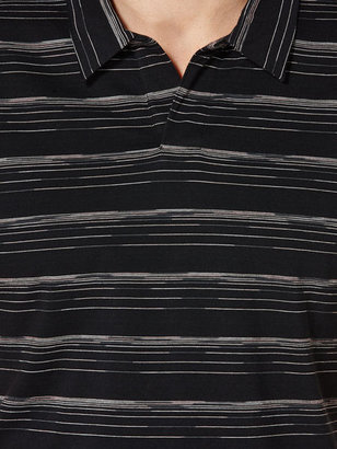 Perry Ellis Big and Tall Stripe Open Collar Polo