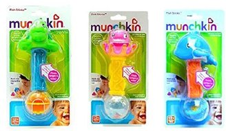 Munchkin 10322 Fish Sticks Bath Toy Characters Vary