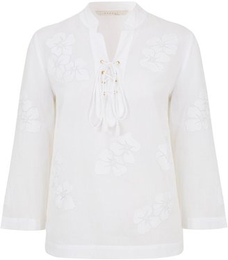 Nougat London Embroidered lace shirt