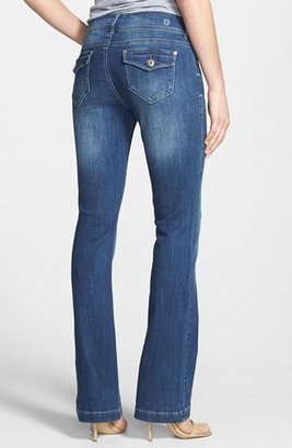 Kensie Curvy Bootcut Jeans (True Blue)