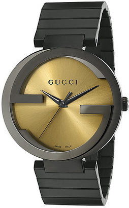 Gucci Interlocking G Black PVD Watch