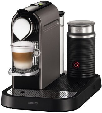 Krups Nespresso Citiz & Aeroccino Coffee Maker - Titanium XN730T