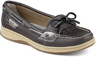 Sperry Women's Angelfish Woven Slip-On Boat Shoes Graphite STS90429