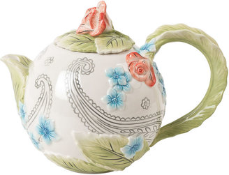 Fitz & Floyd Paisley Park Teapot