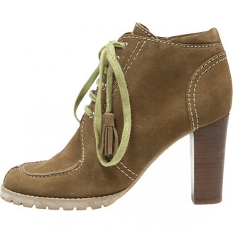 See by Chloe Beige Suede Ankle boots