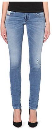 Diesel Grupee slim-fit mid-rise jeans Blue
