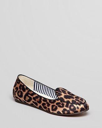 Charles Philip Smoking Flats - Olimpia Leopard Loafer