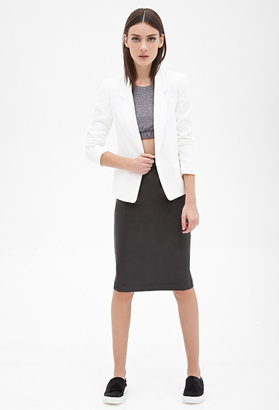 Forever 21 Faux Leather Pencil Skirt