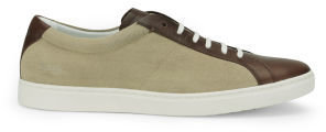HUGO Men's Fusseo Suede/Leather Trainers Medium Brown