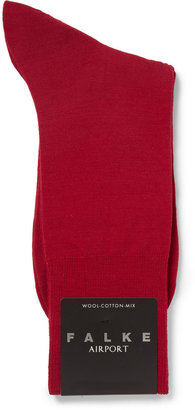 Falke Airport Wool and Cotton-Blend Socks