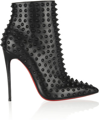 Christian Louboutin Snakilta 120 spiked leather ankle boots