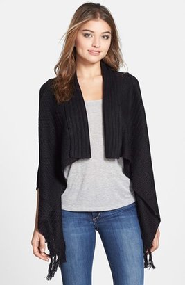 RD Style Open Front Marled Cardigan